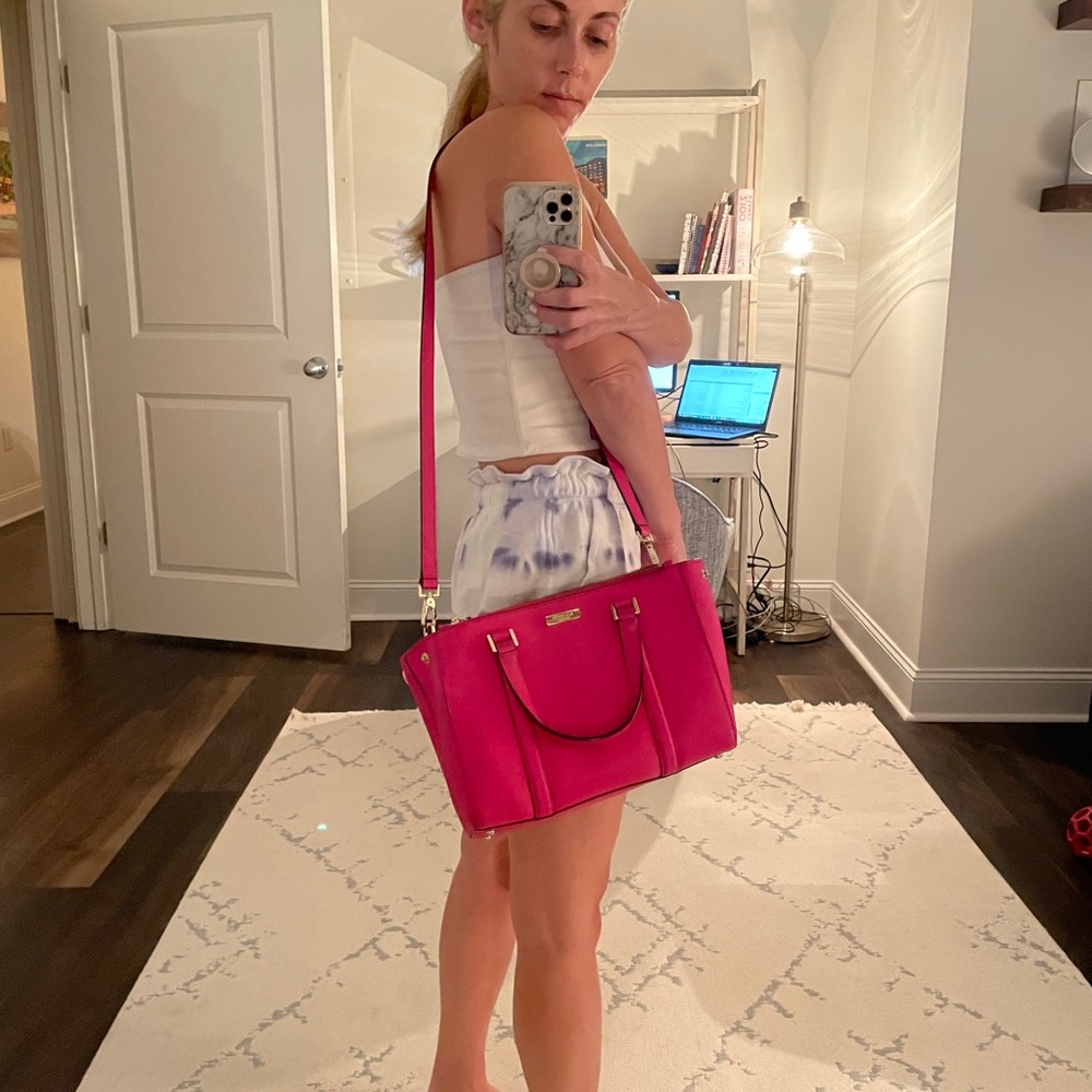 Kate Spade satchel/tote, Raspberry Pink (Newberry Lane?)